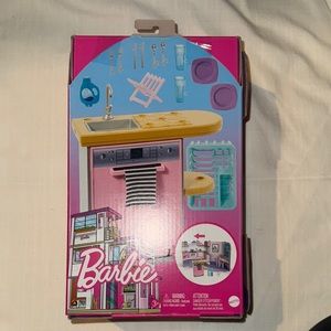 Barbie Kitchen Dishwasher Playset price is firm